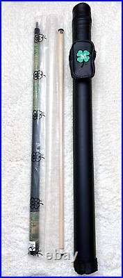 McDermott GS12 Pool Cue with11.75mm G-Core Shaft, FREE HARD CASE (Green/Nat Walnt)