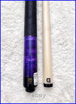 McDermott GS15 Pool Cue with 12.5mm G-Core Shaft, FREE HARD CASE (Magenta/Blue)