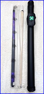 McDermott GS15 Pool Cue with 12.5mm G-Core Shaft, FREE HARD CASE (Magenta/Blue)