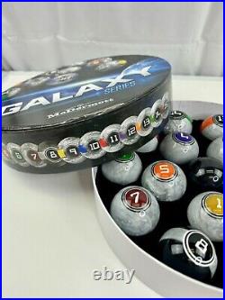 McDermott Galaxy Lunar Rocks Regulation Pool Table Billiard Balls Complete Set