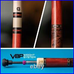 McDermott G325 C Wrapless Pool Cue With G-Core Shaft & FREE Hard Case - 19 Oz, 58 Inches