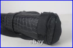 McDermott Handcrafted Pool Cue 58.5 with Black Crocodile Pattern Case Very Good McDermott Handcrafted Pool Cue 58.5 with Black Crocodile Pattern Case Very Good