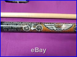 McDermott Harley-Davidson 100th Anniversary Pool Cue and Case HD22-000 HDL-10100