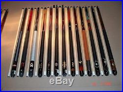McDermott Harley Davidson Pool Cue Collectible Collection (Complete) + 2 AP Cues