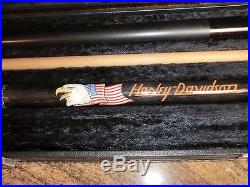McDermott Harley Davidson Pool Cue Stick HD 08 1997 Eagle RARE + Case + Bonus