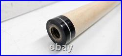 McDermott Import Maple Cue Linen Wrap Pool Billiard Cue-Black Birdseye Diamonds