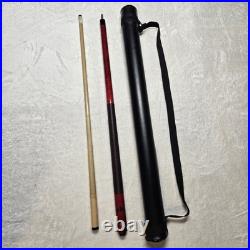 McDermott Jim Beam Pool Stick Cue and Case Set Red 58 Inches McDermott Jim Beam Pool Stick Cue and Case Set Red 58 Inches