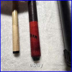 McDermott Jim Beam Pool Stick Cue and Case Set Red 58 Inches McDermott Jim Beam Pool Stick Cue and Case Set Red 58 Inches