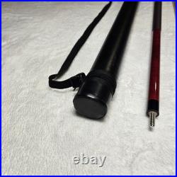 McDermott Jim Beam Pool Stick Cue and Case Set Red 58 Inches McDermott Jim Beam Pool Stick Cue and Case Set Red 58 Inches