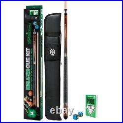 McDermott KIT3 Deluxe Pool Cue Kit withCase