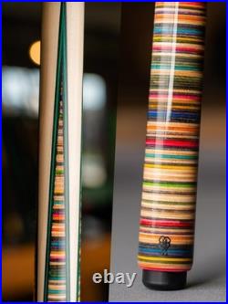 McDermott Limited Run Chops 2 Skateboard Pool Cue 13mm Shaft -Free 1x1 Case