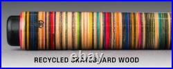 McDermott Limited Run Chops 2 Skateboard Pool Cue 13mm Shaft -Free 1x1 Case
