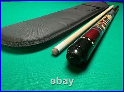 McDermott Lucky L10 Red Pool Cue withFREE CASE