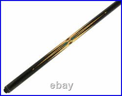 McDermott Lucky L38 Maple/No Wrap Pool/Billiard Cue-Natural & Turquoise Points