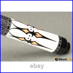 McDermott Lucky L40 Billiards Pool Cue Stick White Black Linen