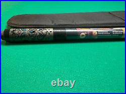 McDermott Lucky L51 Grey/Turquoise Pool Cue withFREE CASE