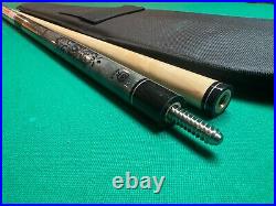 McDermott Lucky L51 Grey/Turquoise Pool Cue withFREE CASE