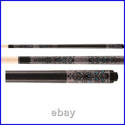 McDermott Lucky L51 Grey/Turquoise Pool Cue withFREE CASE