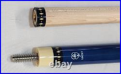 McDermott Lucky L7 Pool Cue Blue Hard Rock Maple 2-Piece Billiard Stick 13mm
