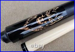 McDermott Lucky Series L49 Wolf & Barbed Wire Pool Cue choice Shaft Dia & Wght