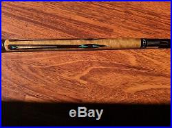 McDermott M16A Sedona Pool Cue with extra Meucci Black Dot Shaft and Leather Case