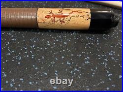 McDermott M2-3A M23A Spalted Gecko Maple Pool Cue Original 2002-2005 With Case