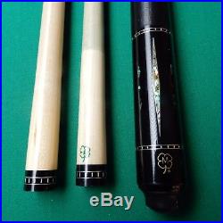 McDermott M29C Sexton Pool Cue with 2 Shafts, excellent condition Ebony & Abaloe