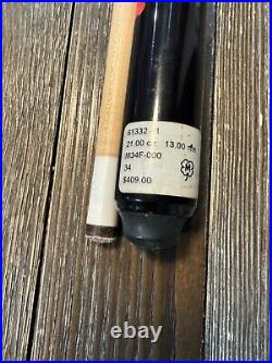 McDermott M34F Billiard Pool Cue Stick, New Old Stock WARPED SHAFT