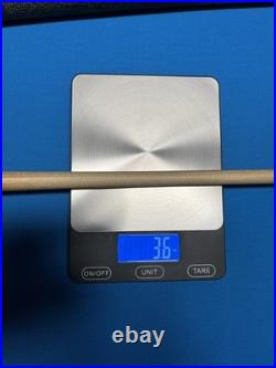 McDermott M44D Ice Blue Pool Cue With Jacoby Edge Hybrid Second 12.64mm Everest