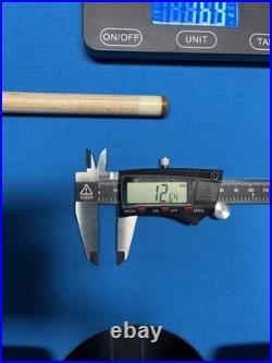 McDermott M44D Ice Blue Pool Cue With Jacoby Edge Hybrid Second 12.64mm Everest