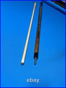 McDermott M44D Ice Blue Pool Cue With Jacoby Edge Hybrid Second 12.64mm Everest