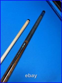 McDermott M44D Ice Blue Pool Cue With Jacoby Edge Hybrid Second 12.64mm Everest