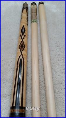 McDermott M8P3 Prestige Pool Cue withi-2 & Maple Shafts, 10k Gold & Silver, CASE