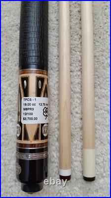 McDermott M8P3 Prestige Pool Cue withi-2 & Maple Shafts, 10k Gold & Silver, CASE
