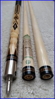 McDermott M8P3 Prestige Pool Cue withi-2 & Maple Shafts, 10k Gold & Silver, CASE