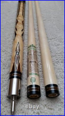 McDermott M8P3 Prestige Pool Cue withi-2 & Maple Shafts, 10k Gold & Silver, CASE
