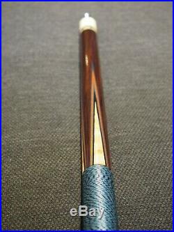 McDermott Model C8 Pool Cue Blue and Black Wrap with Soft Case