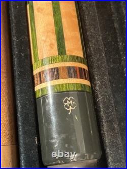 McDermott Pool Cue 19 Oz Joint Vintage Billiard Cue In Huebler Case 58