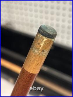 McDermott Pool Cue 19 Oz Joint Vintage Billiard Cue In Huebler Case 58