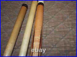 McDermott Pool Cue C6 Rare Vintage 1980-'84 2 Shafts Leather Wrap Straight