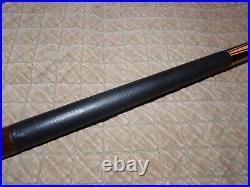 McDermott Pool Cue C6 Rare Vintage 1980-'84 2 Shafts Leather Wrap Straight