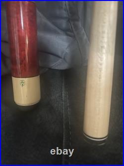 McDermott Pool Cue D-series D1 RED! Very Good Condition