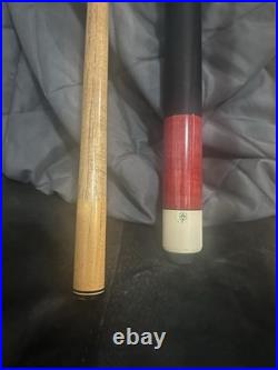 McDermott Pool Cue D-series D1 RED! Very Good Condition
