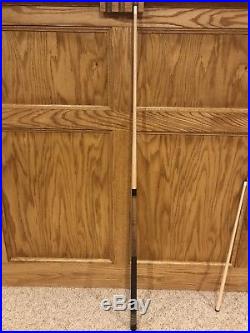 McDermott Pool Cue Double Wash Grey And Natural Walnut Free Case, Upgraded tip
