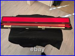McDermott Pool Cue EL-1 Wolf Doughty Art with Hard Case 19oz