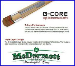McDermott Pool Cue G331 Beautiful Birdseye Maple G-Core Shaft Free Gifts Bargain