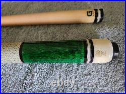 McDermott Pool Cue GREEN G240 With G CORE SHAFT AND HARD CASE USA MADE NICE