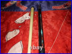 McDermott Pool Cue M2-9A The Knight I-2 Shaft Leather Wrap Quick Release Joint