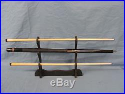 McDermott Pool Cue Set with one Shaft Standard Taper and One Shaft Pro Taper