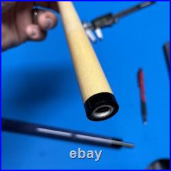 McDermott Pool Cue Used GS 11 With New Taom Pro-Fusion Tip 12.22mm Tip